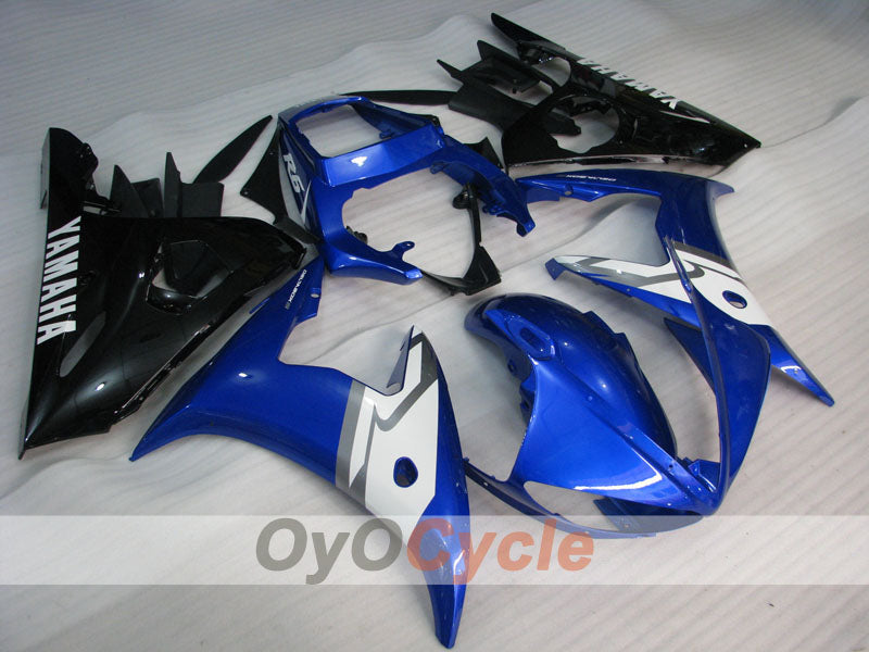 Kit de carénage à injection pour YZF-R6 05 - Bleu, Noir - Style d'usine #OYO87905875