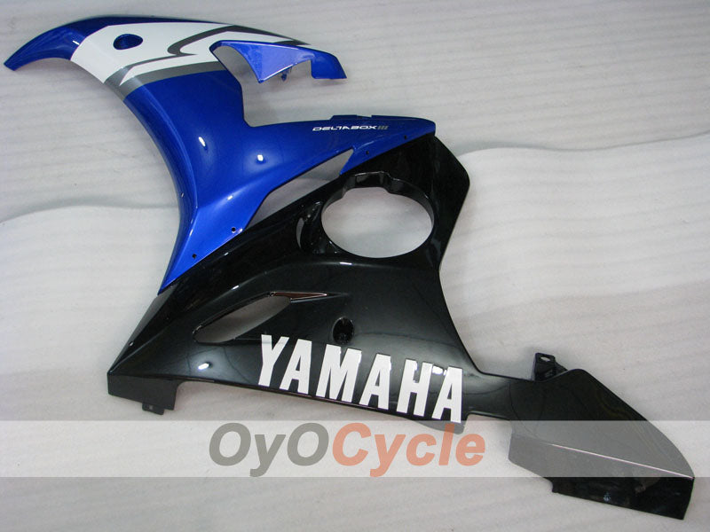 Kit de carénage à injection pour YZF-R6 05 - Bleu, Noir - Style d'usine #OYO87905875