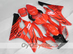 Kit de carénage à injection pour YZF-R6 06-07 - Rouge, Noir - Flamme #OYO87905878