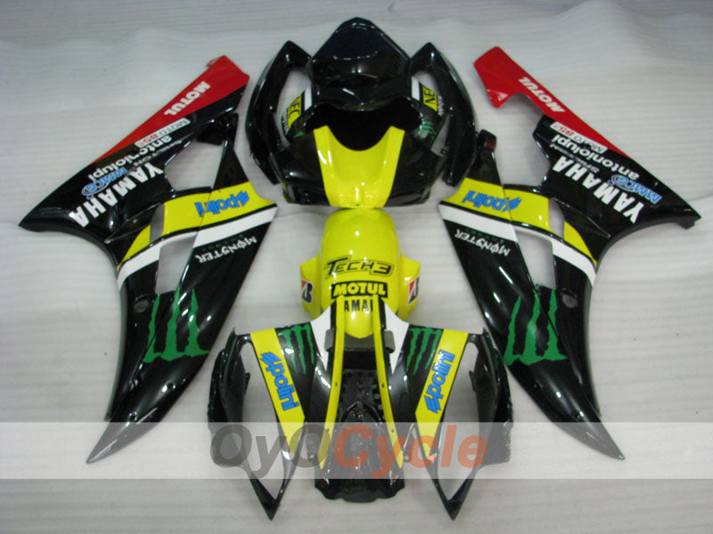 Kit de carénage à injection pour YZF-R6 06-07 - Rouge, Jaune, Noir - Monster #OYO87905879 Image secondaire du produit