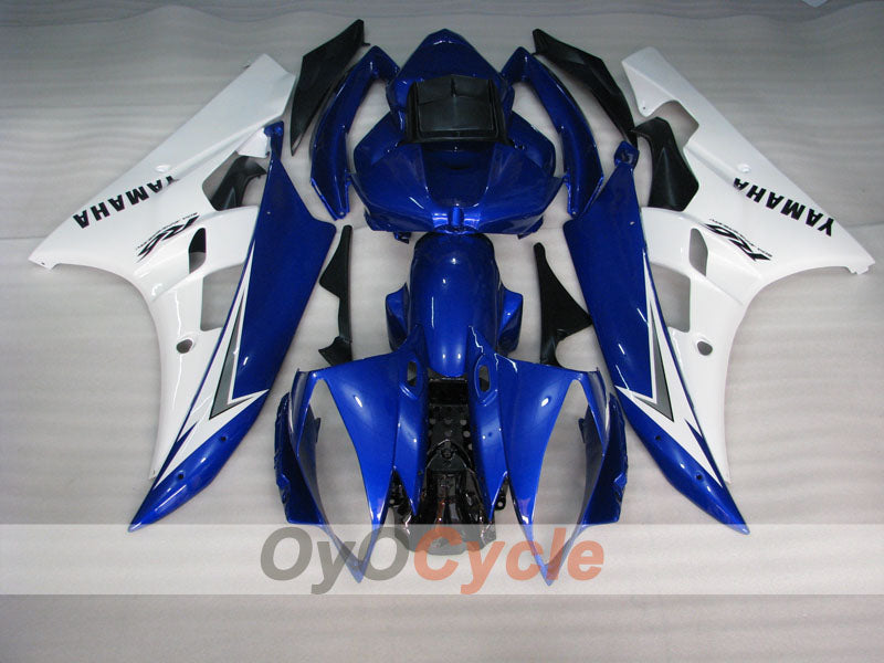 Kit de carénage à injection pour YZF-R6 06-07 - Bleu, blanc - Style usine #OYO87905880
