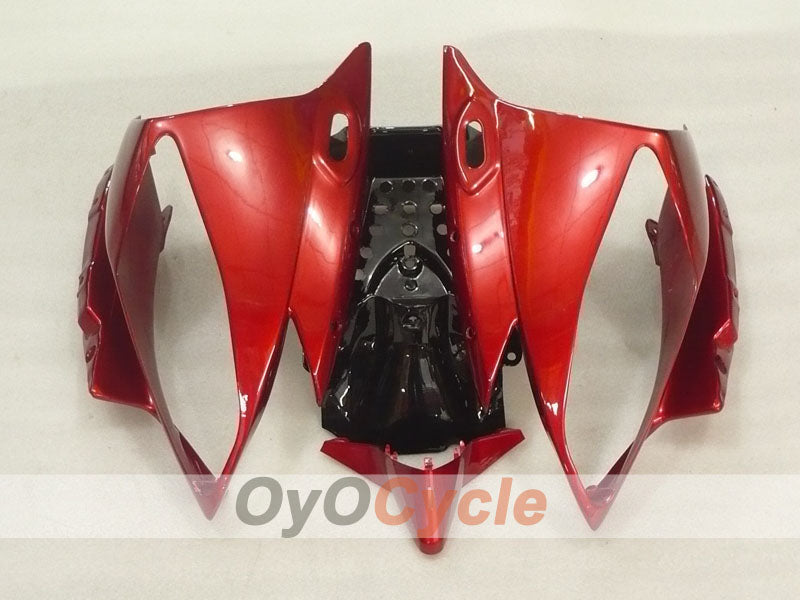 Kit de carénage à injection pour YZF-R6 06-07 - Rouge, noir - Style usine #OYO87905886