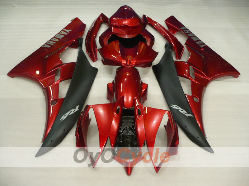 Kit de carénage à injection pour YZF-R6 06-07 - Rouge, noir - Style usine #OYO87905886 Image secondaire du produit