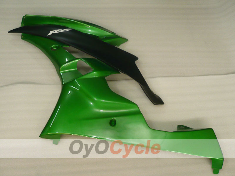 Kit de carénage à injection pour YZF-R6 06-07 - Vert, noir - Style usine #OYO87905887
