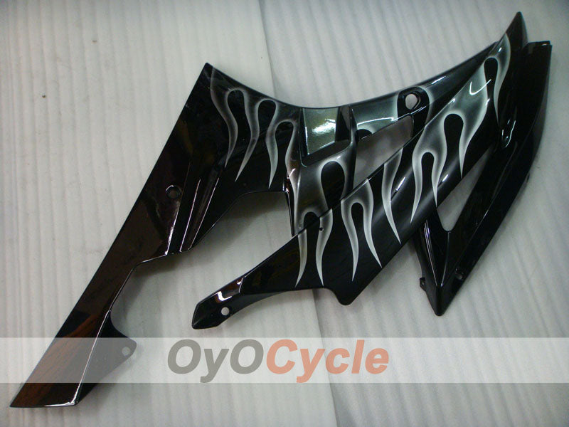 Kit de carénage à injection pour YZF-R6 06-07 - Noir - Flamme #OYO87905888