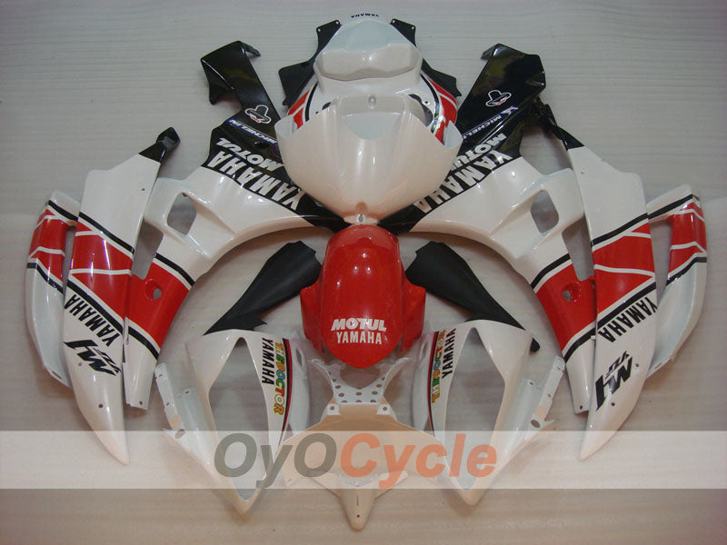 Kit de carénage à injection pour YZF-R6 06-07 - Rouge, blanc, noir - MOTUL #OYO87905890