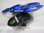 Kit de carénage à injection pour YZF-R6 06-07 - Blanc, Noir - FIAT #OYO87905896