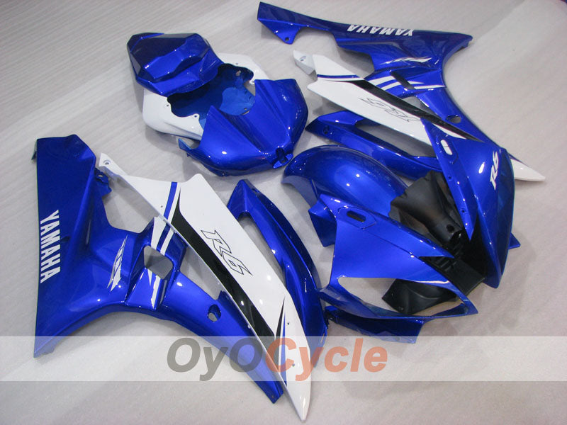 Kit de carénage à injection pour YZF-R6 06-07 - Noir - Flamme #OYO87905897