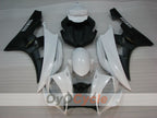Kit de carénage à injection pour YZF-R6 06-07 - Blanc, Noir - Style usine #OYO87905900
