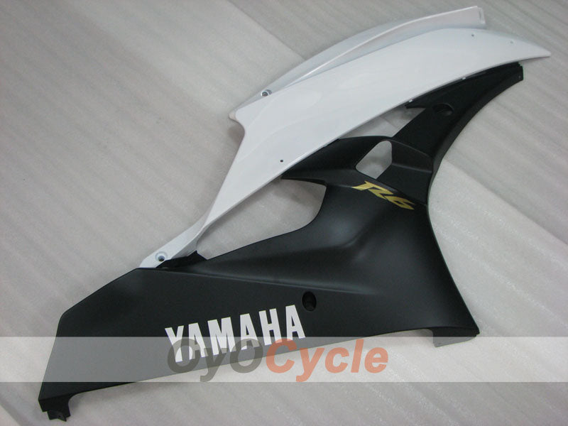 Kit de carénage à injection pour YZF-R6 06-07 - Blanc, Noir - Style usine #OYO87905900