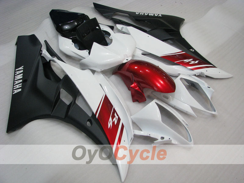 Kit de carénage à injection pour YZF-R6 06-07 - Rouge, blanc, noir, mat - Style usine #OYO87905891 Image principale du produit