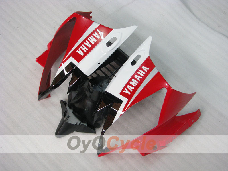 Kit de carénage à injection pour YZF-R6 06-07 - Rouge, Blanc - FIAT #OYO87905892