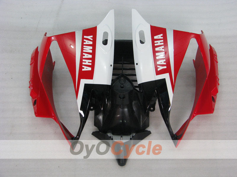 Kit de carénage à injection pour YZF-R6 06-07 - Rouge, Blanc - FIAT #OYO87905892