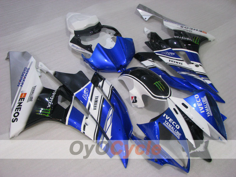 Kit de carénage à injection pour YZF-R6 06-07 - Bleu, Blanc, Noir - Monster #OYO87905904