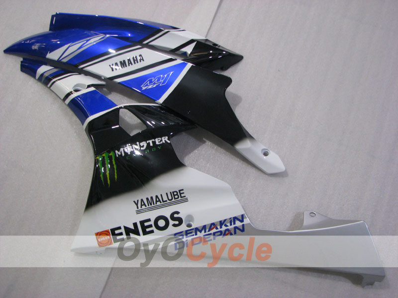 Kit de carénage à injection pour YZF-R6 06-07 - Bleu, Blanc, Noir - Monster #OYO87905904
