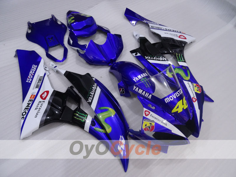 Kit de carénage à injection pour YZF-R6 06-07 - Bleu, Blanc, Noir - Monster #OYO87905905