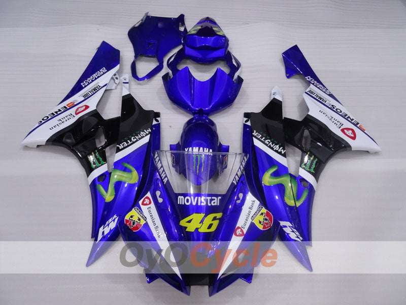 Kit de carénage à injection pour YZF-R6 06-07 - Bleu, Blanc, Noir - Monster #OYO87905905