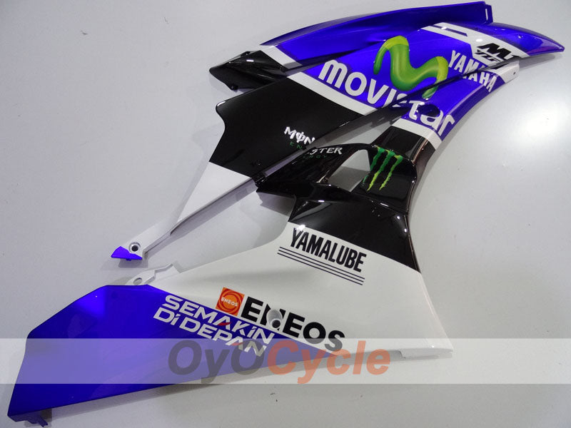 Kit de carénage à injection pour YZF-R6 06-07 - Bleu, Blanc, Noir - Monster #OYO87905908