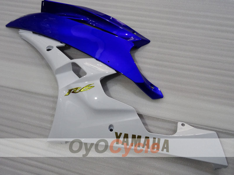 Kit de carénage à injection pour YZF-R6 06-07 - Bleu, Blanc - Style usine #OYO87905909