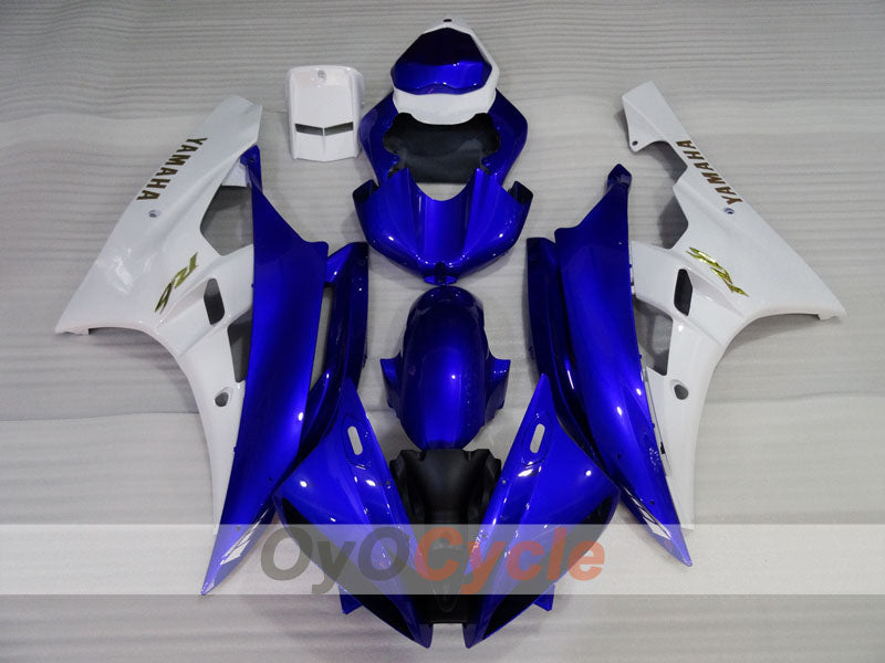 Kit de carénage à injection pour YZF-R6 06-07 - Bleu, Blanc - Style usine #OYO87905909