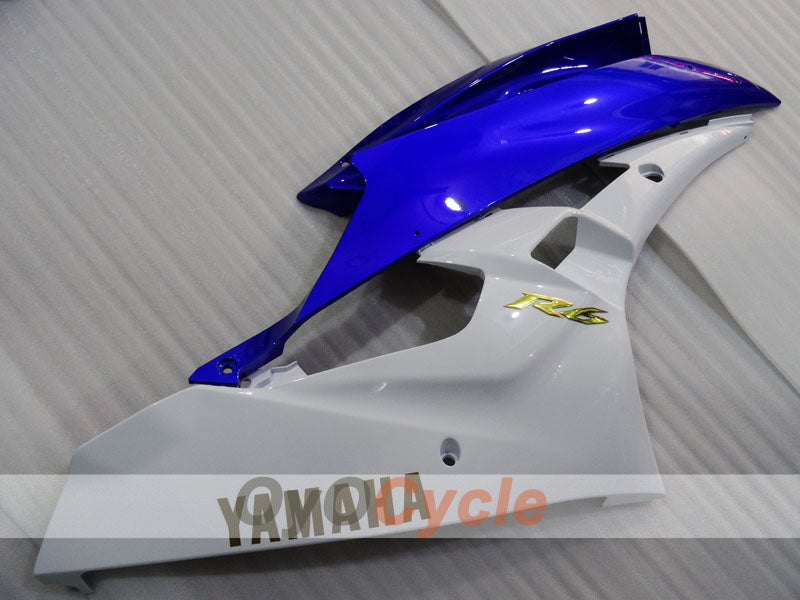 Kit de carénage à injection pour YZF-R6 06-07 - Bleu, Blanc - Style usine #OYO87905909