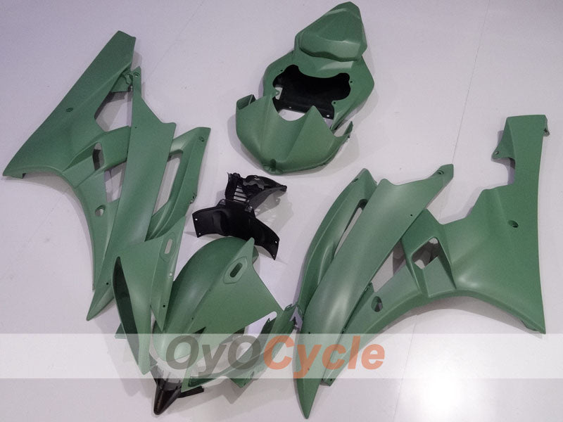 Kit de carénage à injection pour YZF-R6 06-07 - Vert militaire, Mat - Style usine #OYO87905910