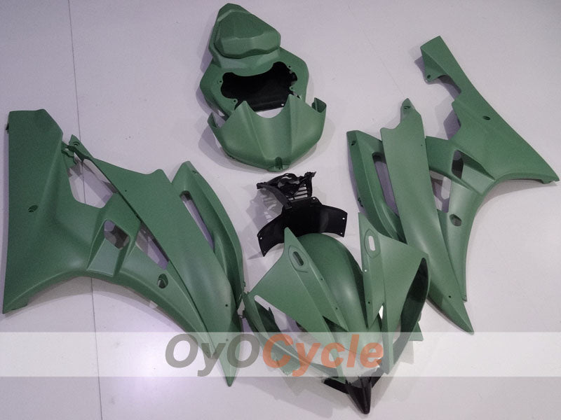 Kit de carénage à injection pour YZF-R6 06-07 - Vert militaire, Mat - Style usine #OYO87905910