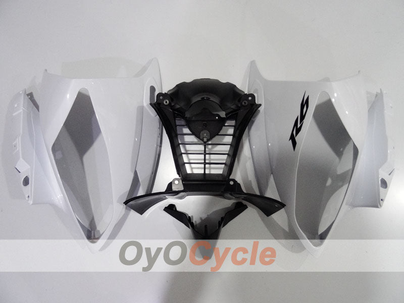 Kit de carénage à injection pour YZF-R6 06-07 - Blanc, Noir - Style usine #OYO87905911