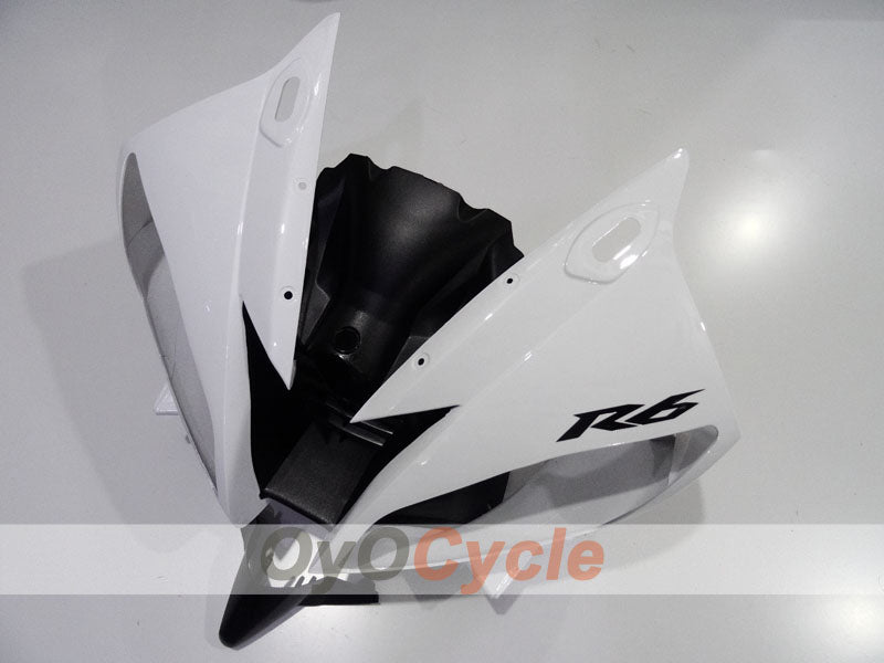 Kit de carénage à injection pour YZF-R6 06-07 - Blanc, Noir - Style usine #OYO87905911