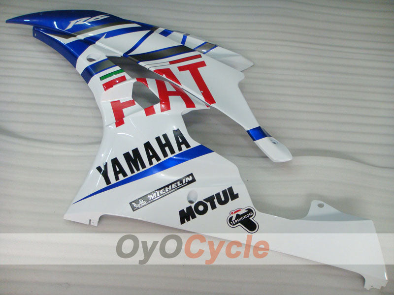Kit de carénage à injection pour YZF-R6 06-07 - Bleu, Blanc - FIAT, MOTUL #OYO87905916