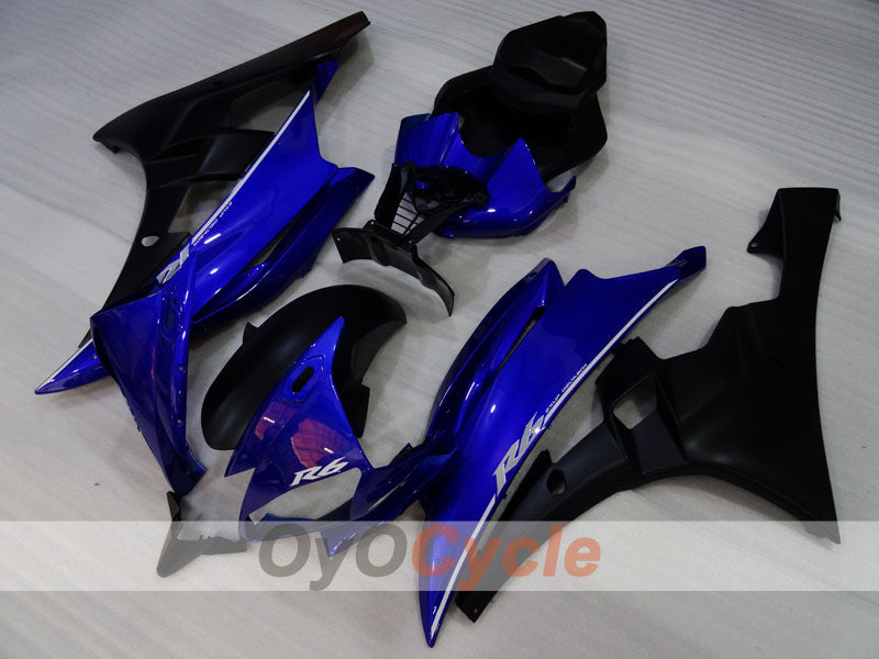 Kit de carénage à injection pour YZF-R6 06-07 - Bleu, noir, mat - MOTUL #OYO87905917