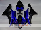 Kit de carénage à injection pour YZF-R6 06-07 - Bleu, noir, mat - MOTUL #OYO87905917
