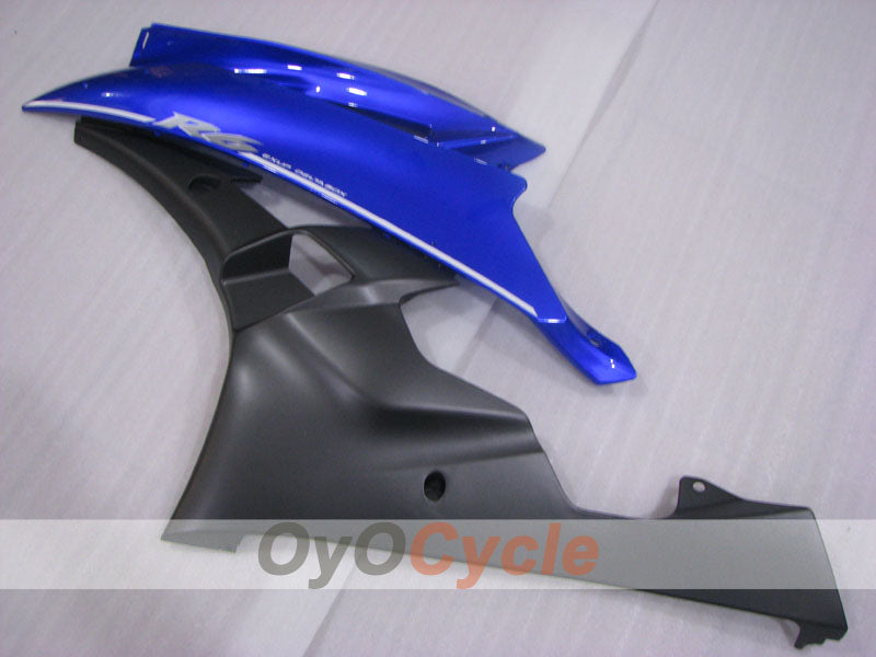 Kit de carénage à injection pour YZF-R6 06-07 - Bleu, noir, mat - MOTUL #OYO87905918