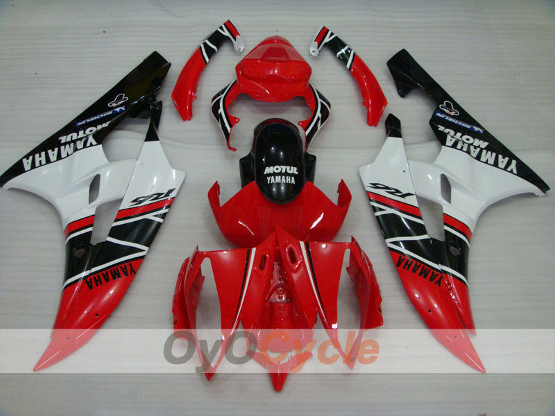 Kit de carénage à injection pour YZF-R6 06-07 - Rouge, noir - MOTUL #OYO87905919