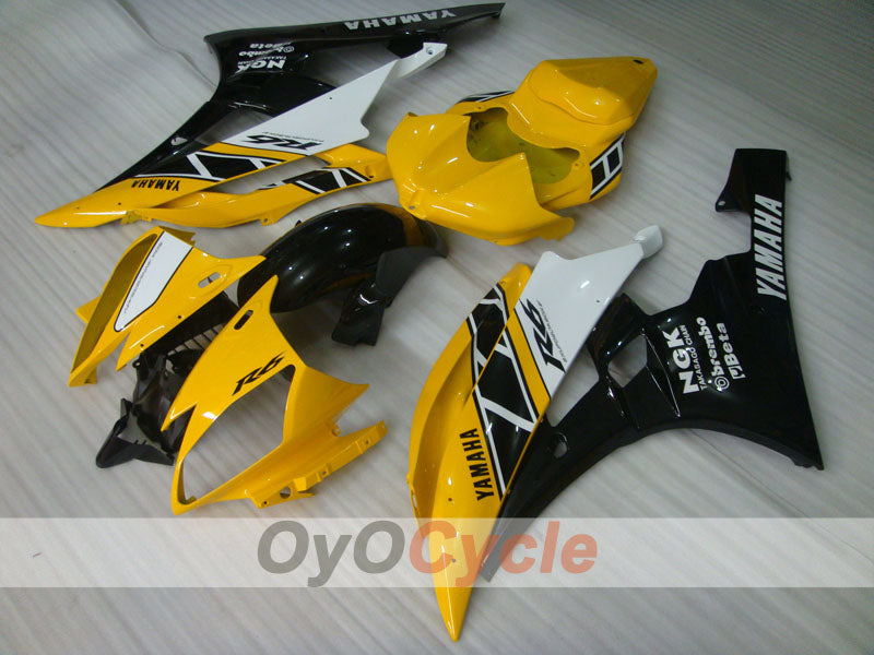 Kit de carénage à injection pour YZF-R6 06-07 - Jaune, noir - MOTUL #OYO87905920