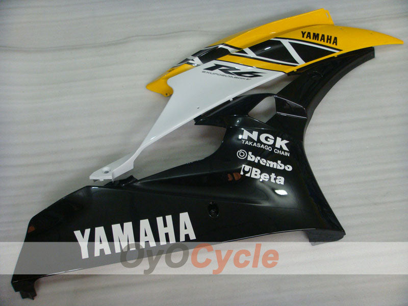 Kit de carénage à injection pour YZF-R6 06-07 - Jaune, noir - MOTUL #OYO87905920