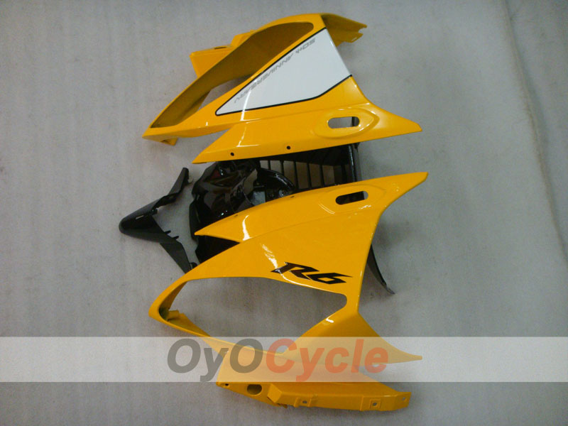 Kit de carénage à injection pour YZF-R6 06-07 - Jaune, noir - MOTUL #OYO87905921