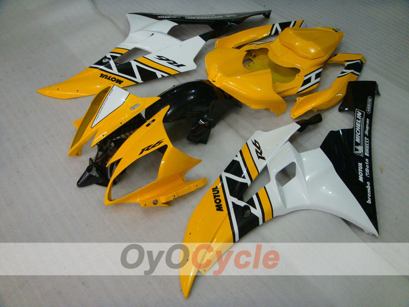 Kit de carénage à injection pour YZF-R6 06-07 - Jaune, noir - MOTUL #OYO87905921