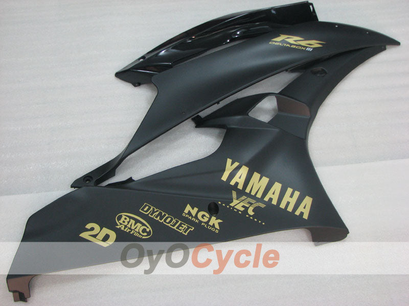Kit de carénage à injection pour YZF-R6 06-07 - Noir, mat - Style usine #OYO87905922