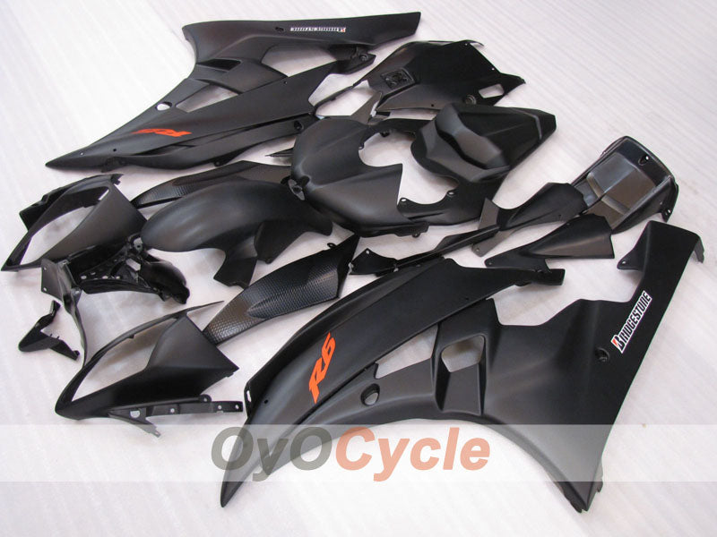 Kit de carénage à injection pour YZF-R6 06-07 - Noir, mat - Style usine #OYO87905923