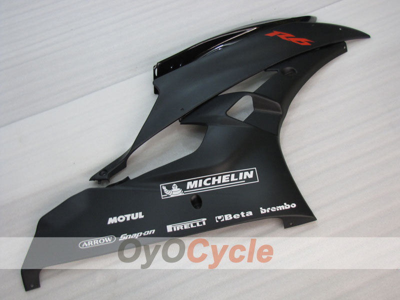 Kit de carénage à injection pour YZF-R6 06-07 - Noir, mat - Style usine #OYO87905924
