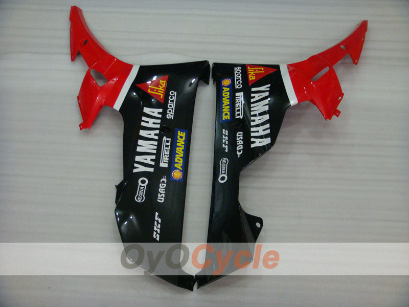 Kit de carénage à injection pour YZF-R6 06-07 - Rouge, noir - Santander #OYO87905925