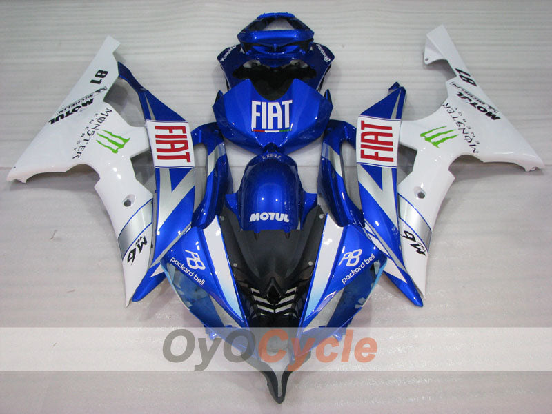 Kit de carénage à injection pour YZF-R6 08-16 - Bleu, blanc - Monster #OYO87905926 Image secondaire du produit