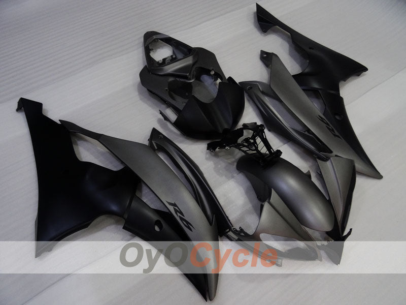 Kit de carénage à injection pour YZF-R6 08-16 - Noir, gris, mat - Style usine #OYO87905927