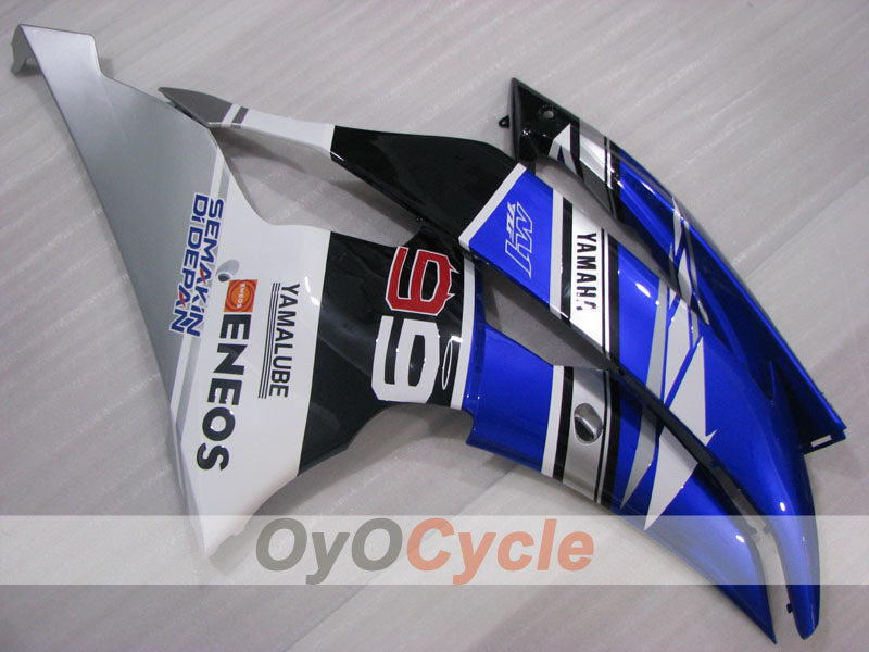 Kit de carénage à injection pour YZF-R6 08-16 - Bleu, Blanc, Noir - ENEOS #OYO87905930