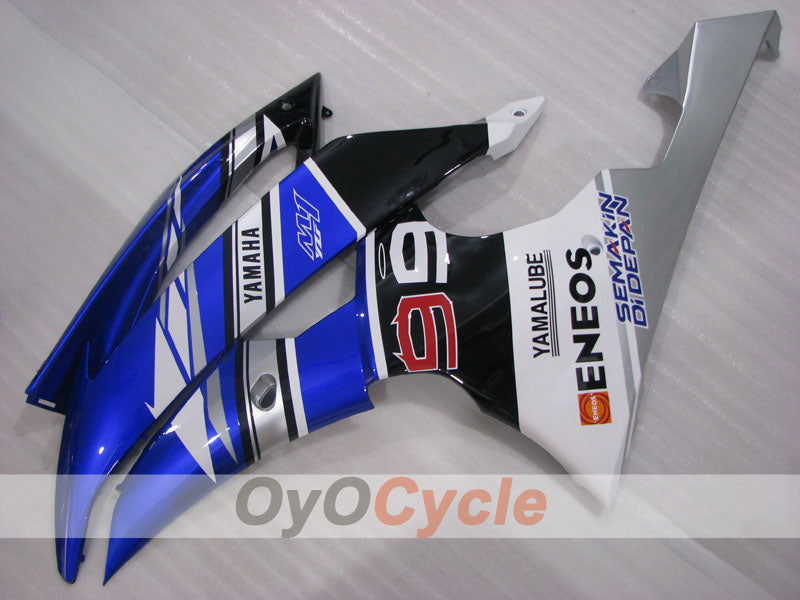 Kit de carénage à injection pour YZF-R6 08-16 - Bleu, Blanc, Noir - ENEOS #OYO87905930