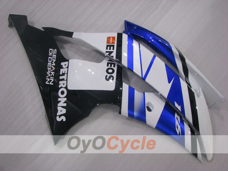 Kit de carénage à injection pour YZF-R6 08-16 - Bleu, Blanc, Noir - ENEOS #OYO87905931