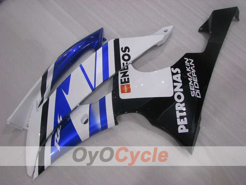 Kit de carénage à injection pour YZF-R6 08-16 - Bleu, Blanc, Noir - ENEOS #OYO87905931