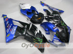 Kit de carénage à injection pour YZF-R6 08-16 - Bleu, Noir - Monster #OYO87905932