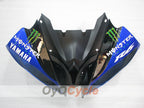 Kit de carénage à injection pour YZF-R6 08-16 - Bleu, Noir - Monster #OYO87905932